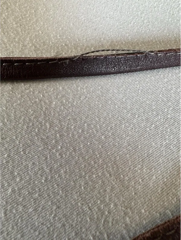 Vintage Brown Leather Mini Crossbody Purse Snap Closure Boho Small Bag - Image 10