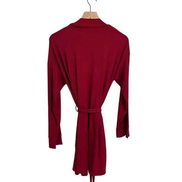 Skims Soft Lounge Short Robe Brick M Sold out New With Tags - Image 5