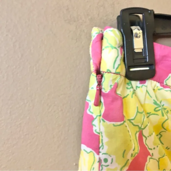 Lilly Pulitzer Whitley Mini Pocket Skirt‎ Floral Seahorse Daiquiri Pink Size 0 - Image 5