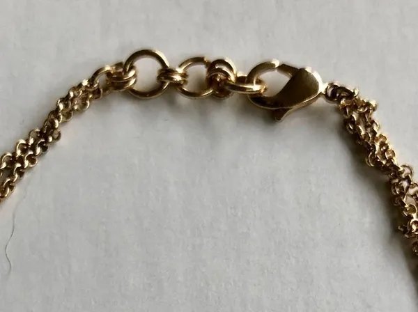 Vintage pearl chain bracelet - Image 3