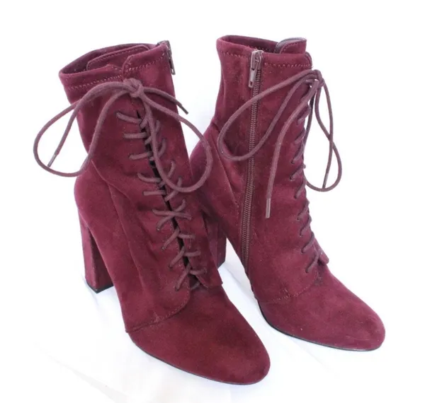 Steve Madden | Elley Lace Up Block Heel Boots - Image 2