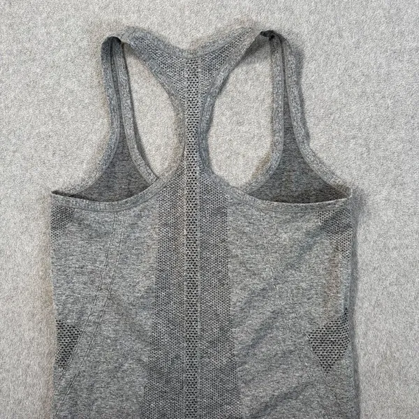 New Balance Gray Racerback Tank Top Women's Medium Running Active Gym Workout - Image 8