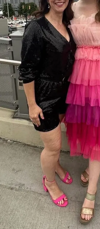 Hancy Sequin Romper Black Size L - Image 8