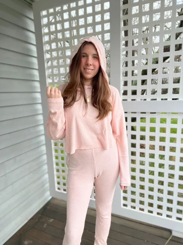 Heart & Hips Hoodie/Pants Ribbed Set - Image 12