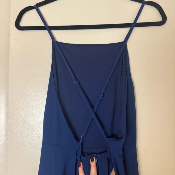 Lulus Mythical Kind of Love Navy Maxi Dress Size M - Image 6