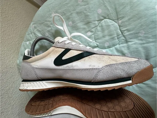 Tretorn White, gray and green Sneakers Womens 9.5 - Image 7