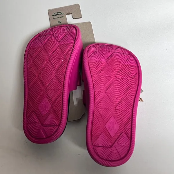 Chaco Women's Chillos Double Buckle Strap Slide Magenta Sz 7 - Image 8