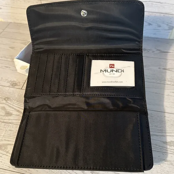 MUNDI Wallet RFID Blocking Credit Card‎ Checkbook Classic Casual Minimalist - Image 5