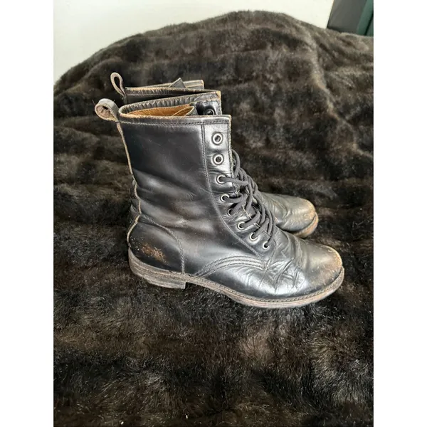 Frye Women's Veronica Flex Combat Boot Black Size 8.5 B - Image 3