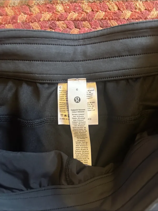 Nwt Lululemon Black Softstreme High Rise Shorts - Image 3