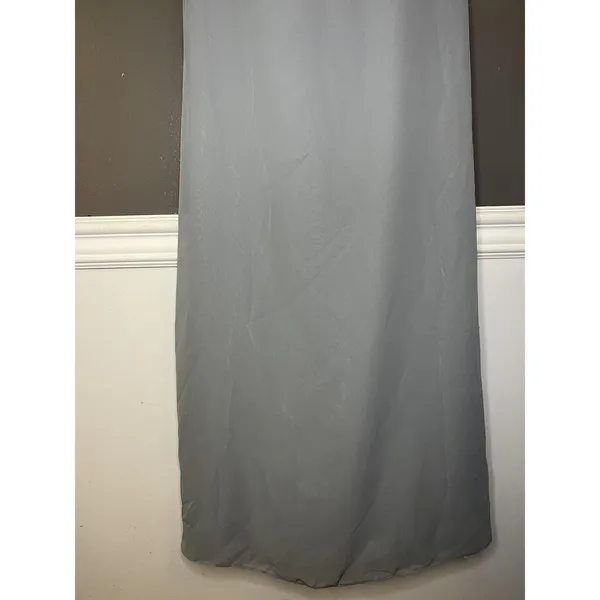 Jim Hjelm Occasions Dress Womens 8 Blue Chiffon Strapless Ruched Maxi Formal - Image 7