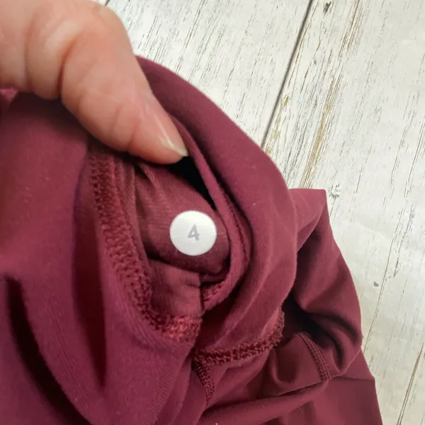 Lululemon Align Leggings Size 4 Garnet Burgundy - Image 9