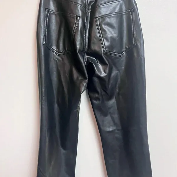 NWT Abercrombie & Fitch Curve Love Ankle Straight Ultra High-Rise Jeans - Image 7