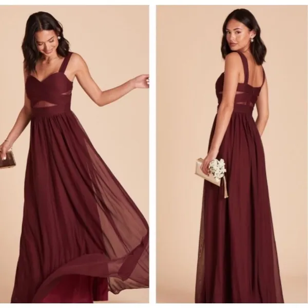 Birdy Grey semi formal Elsye side mesh evening maxi dress - Image 3