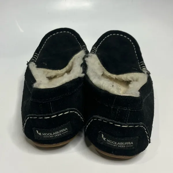 Koolaburra‎ black shearling lined slippers size 7 - Image 4