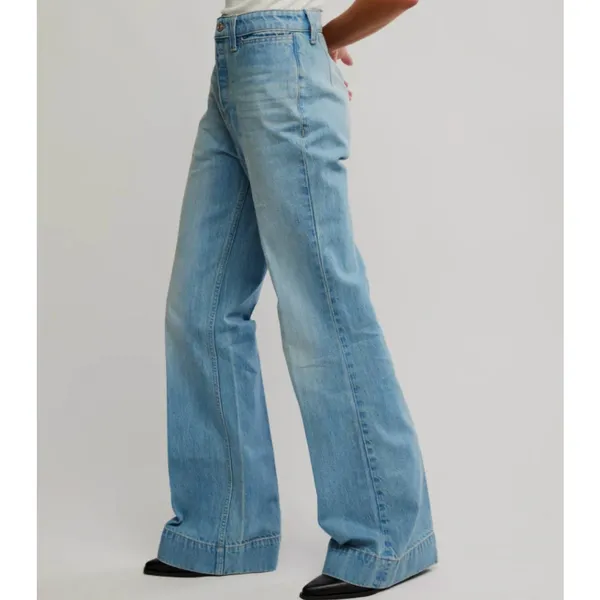 FREE PEOPLE Cerine Relaxed Bootcut Jeans NEW Size 27 - Image 2