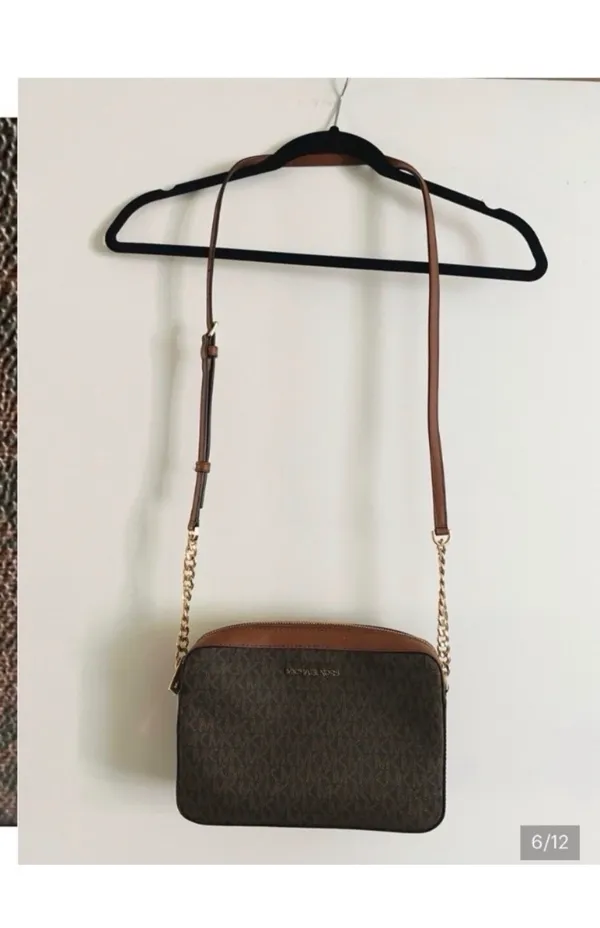 Michael Kors Brown Crossbody Bag Signature - Image 5