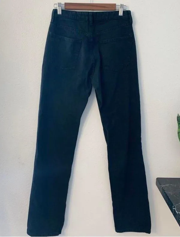 Zara High Waist Straight Leg Jeans - Image 8