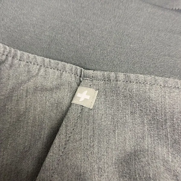 FIGS Heather Grey High Waisted Jogger Medical Scrub Pull-On Cargo Pant PO3743-XS - Image 11