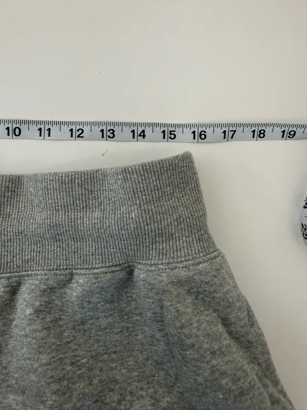 Nike Phoenix Fleece High Waisted 2” Loose Fit Shorts Light Gray - Image 7