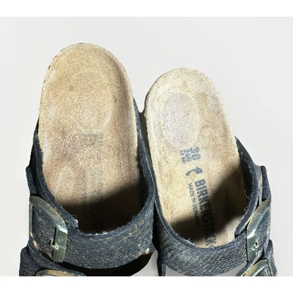 BIRKENSTOCK Arizona Women's Size 7 EU 38 Birko-Flor Shiny Python Sandals - Image 6