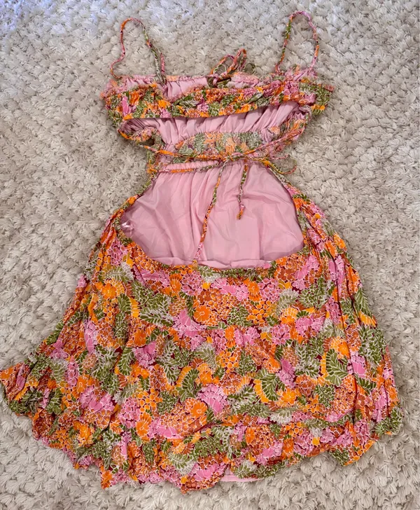 Sky to Moon Floral Dress - Image 2