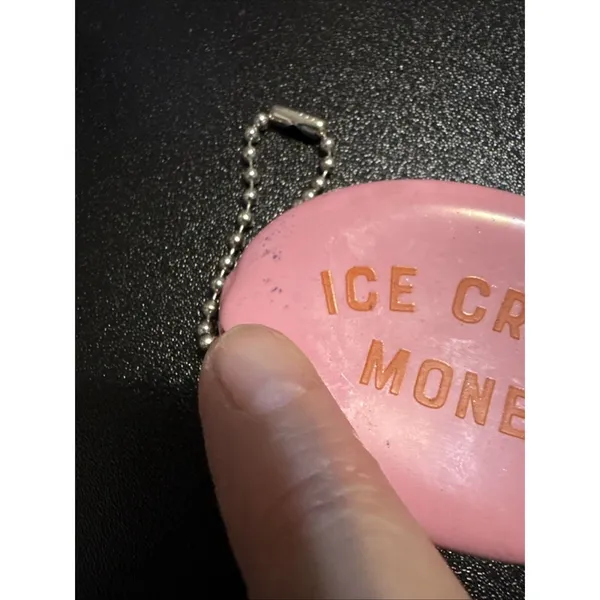 Ice Cream Money Coin Holder Keychain Pink Rubber 3 Potato 4 Collectible - Image 5