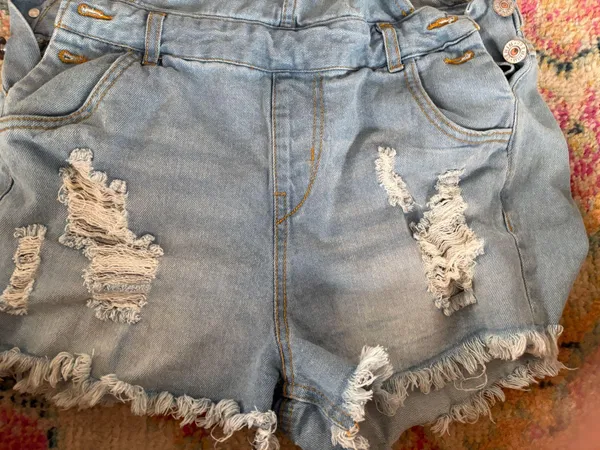 Overall shorts Blue - Image 4