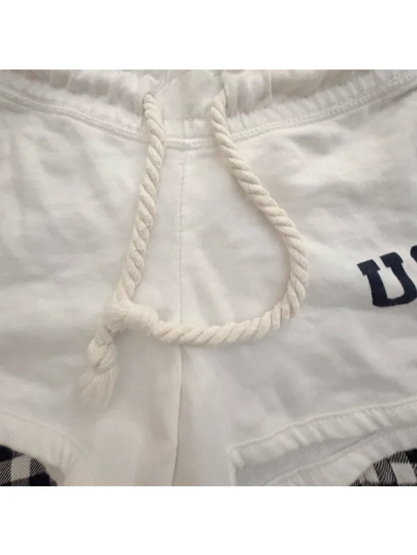 Dreamsickle USA Graphic White Athletic Shorts small - Image 3