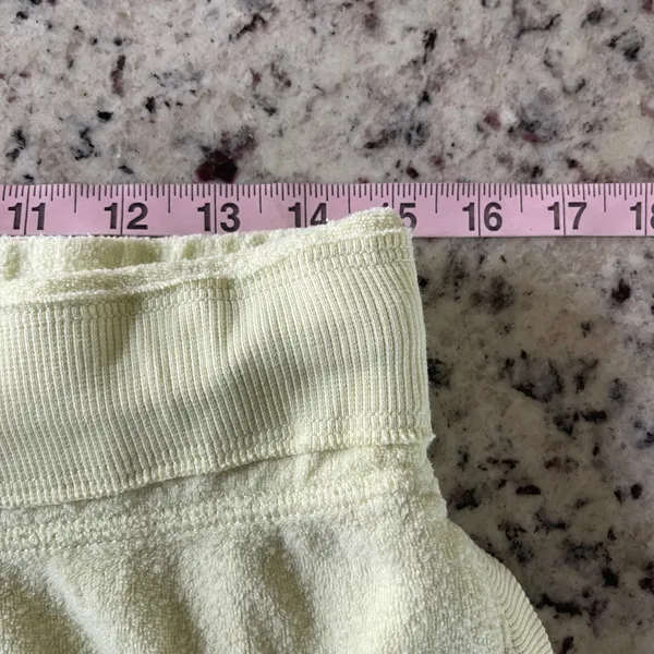 FP Movement Joggers Womens Small Lime Green Terry Cloth Athleisure Sweatpants - Image 7
