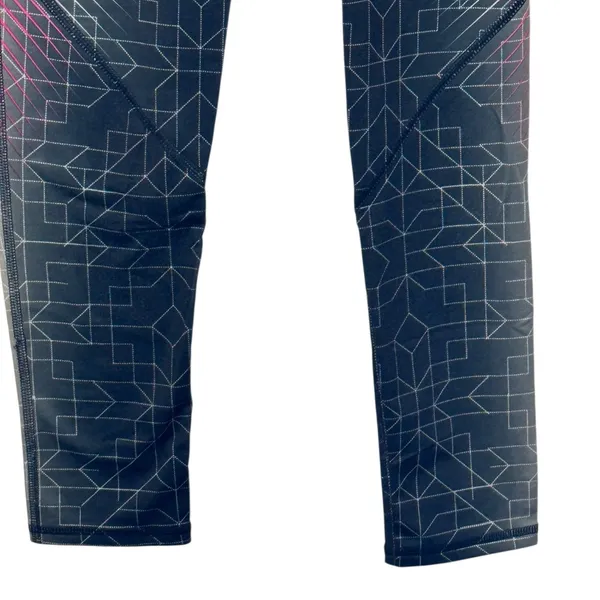 Nike Pro Women's Leggings‎ Dri Fit Compression Graphic Workout Pink Black Medium - Image 6