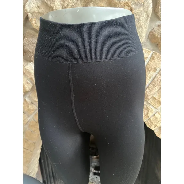 Wander Hot Totties Fleece Lined Black Legging Joggers Women’s Size Large - Image 3