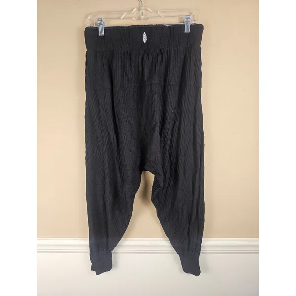 Free People Movement Womens Black Can't Handle‎ This Harem Pants Medium - Image 2