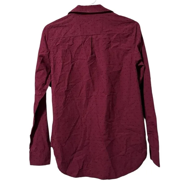 Old Navy Women Size Medium‎ Long Sleeve Button Down The Classic Shirt Cotton - Image 2