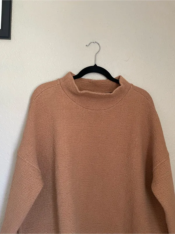 Calia by Carrie Underwood Cloud Mock Neck Pullover Size 1X Golden Taffy Extended - Image 8