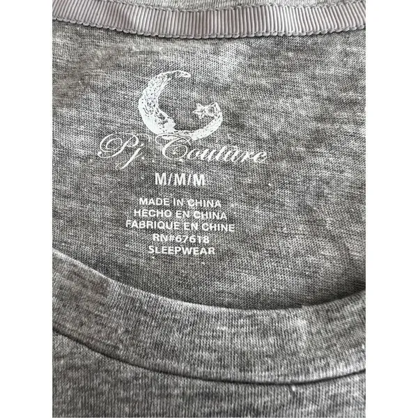 Panda pajama top size M Gray Size M - Image 5