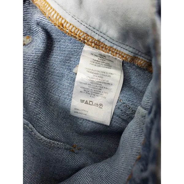 Pilcro and the Letterpress Wide Leg Jeans Womens 26 Blue Light Wash Pleated High‎ Rise Anthropologie - Image 3