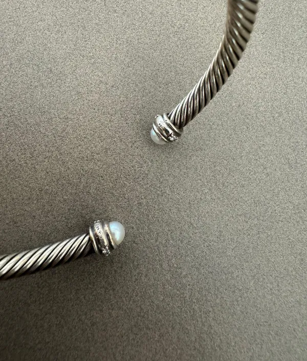 David Yurman Pearl Cable Bracelet - Image 4