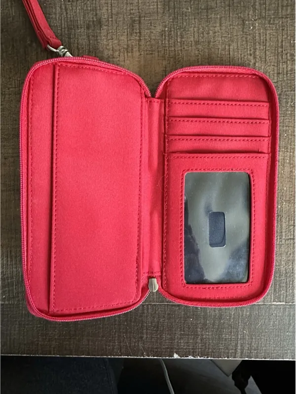 Tommy Hilfiger Red Wristlet Wallet - Image 2