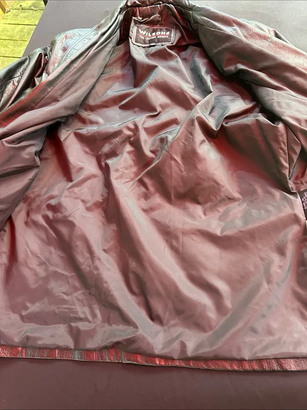 Wilsons Leather Black Leather Trench Jacket - Image 7