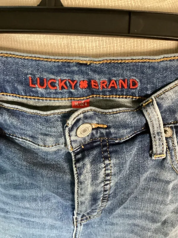 Lucky Brand Women's Blue Denim Jeans Size 14/32 A - Image 2