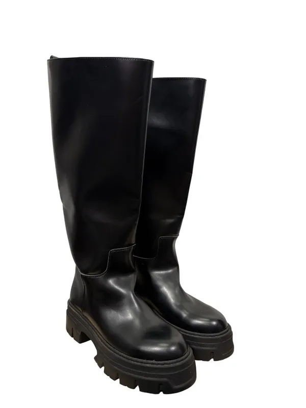 H&M Chunky Knee High Lug Sole Boots Size 7 - Image 2