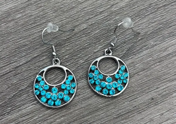 SET of Silver and Blue Jewelry - Image 3