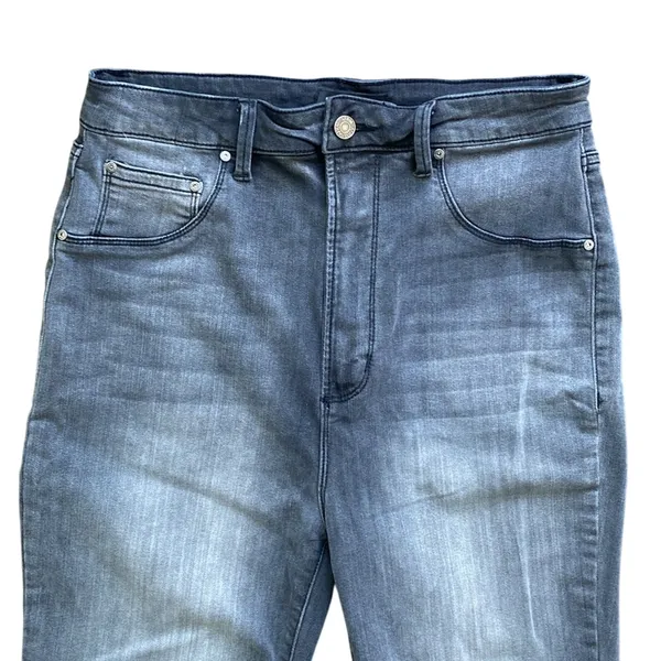 AFRM Huxley Bootcut Jean Womens Sz 32 Grey High Rise Y2K - Image 2