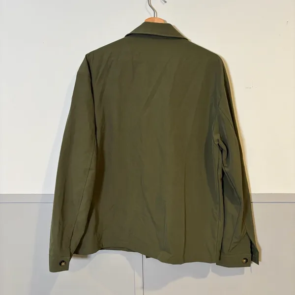 Utility Lightweight  Olive Green Pocket Jacket  Size Large - Image 3