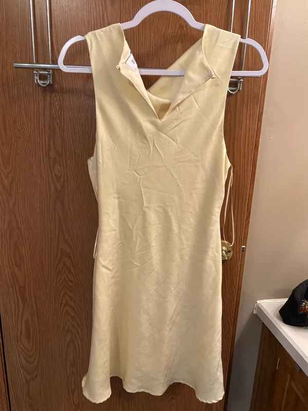 Yellow Cocktail Dress - Image 4