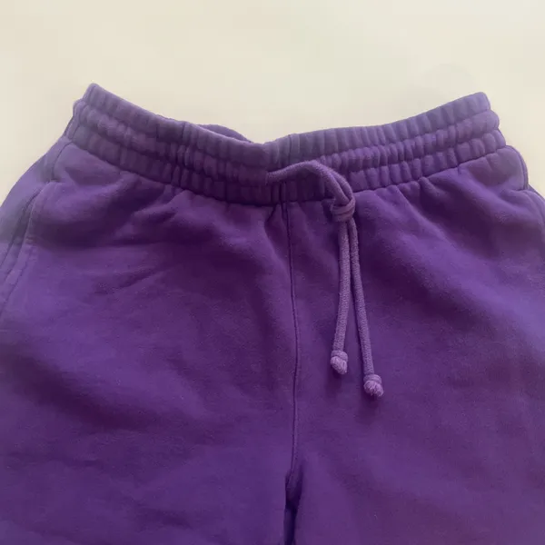 Artizia Small TNA CozyAF Fleece Purple Sweat Shorts - Image 3