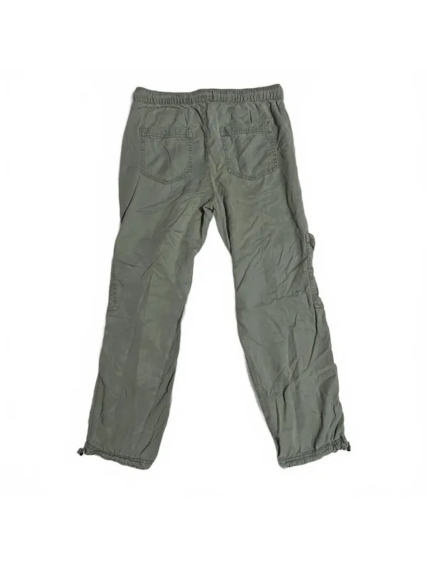 Nicole Miller New York Olive Green Lyocell Cargo Pants - Small - Image 3