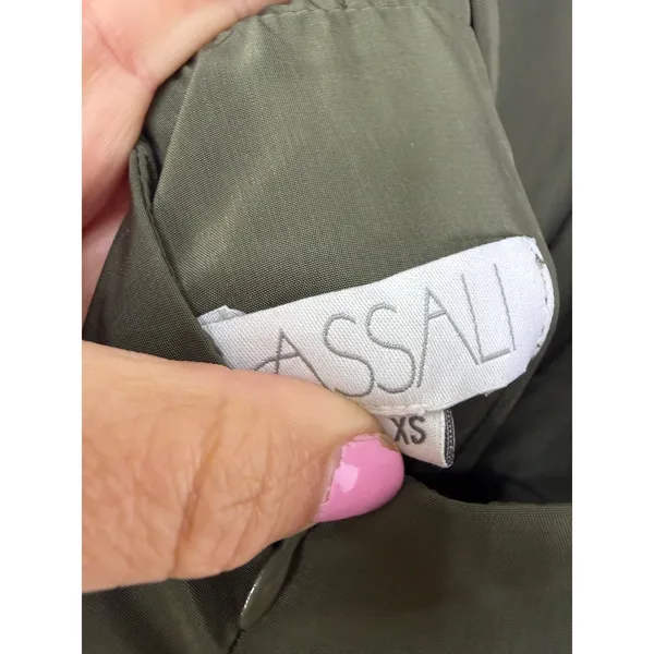 Assali Paola Grand Dress in Army Green Size XS - Image 4