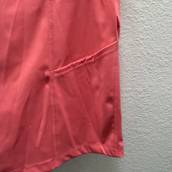 Chic Coral Mini Skirt Pink Size L - Image 3